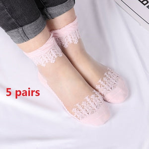 Transparent Short Socks